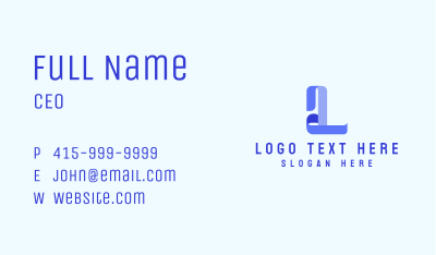 Ribbon Software App Business Card Image Preview