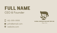 Old Mustache Man  Business Card Image Preview