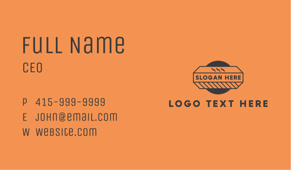 Construction Builder Emblem  Business Card Design Image Preview