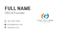 Generic Brand Company Letter G Business Card Image Preview