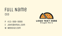 Pizza Slice Snack Business Card Image Preview