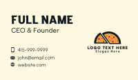 Pizza Slice Snack Business Card Image Preview