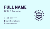 Blue Crown Skull Business Card Image Preview