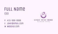 Waxing Spa Woman Business Card Image Preview