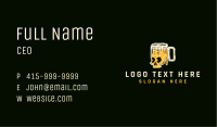 Skull Beer Mug Business Card Image Preview