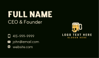 Skull Beer Mug Business Card Image Preview