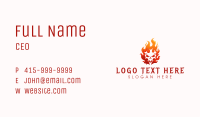 Skull Flame Gaming Business Card Image Preview