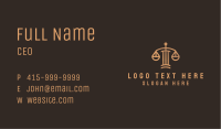 Legal Scale Column Business Card Image Preview