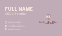 Wedding Floral Cake Business Card Preview