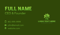 Natural Organic Tree Business Card Design