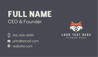 Fox Face Mascot Business Card Image Preview
