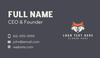 Fox Face Mascot Business Card Image Preview