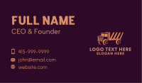 Delivery Truck Transport  Business Card Image Preview