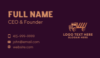 Delivery Truck Transport  Business Card Image Preview