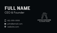 Construction Builder Letter A Business Card Image Preview