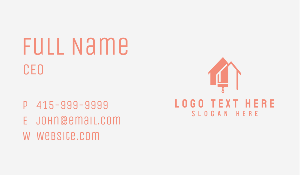 Home Residence Paint Business Card Design Image Preview