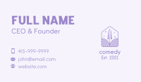 Lavender Field House Business Card Image Preview