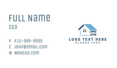 House Tools Contractor Business Card Image Preview