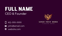 Royal Crown Phoenix Business Card Image Preview