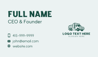 Truck Mover Dispatch Business Card Preview