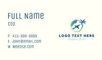 Travel Fly Airplane Business Card Image Preview