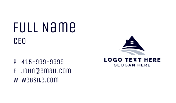 Residential Home Repair Business Card Design Image Preview