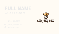 Pixelated Cowboy Skull Business Card Image Preview