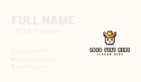 Pixelated Cowboy Skull Business Card Preview