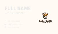 Pixelated Cowboy Skull Business Card Image Preview