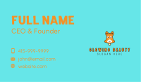 Cute Bell Hamster Business Card Design