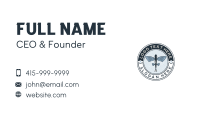 Fisherman Flying Fish Business Card Preview