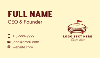 Fast Food Burger Delivery Business Card Image Preview