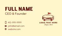 Fast Food Burger Delivery Business Card Image Preview