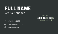 Generic Company Wordmark Business Card Image Preview