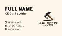Brick Hammer House  Business Card Image Preview