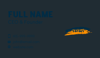 Graffiti Paint Wordmark Business Card Image Preview