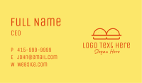 Burger Buns Restaurant Business Card Image Preview