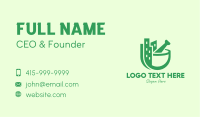 Green Building Pharmacy Business Card Image Preview
