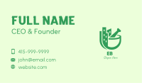 Green Building Pharmacy Business Card Image Preview