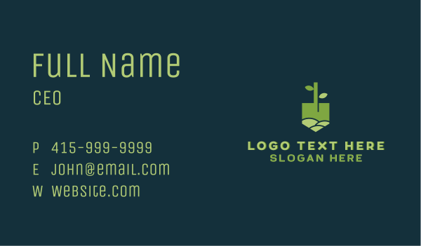 Tree Landscaping Lawn Care Business Card Design Image Preview