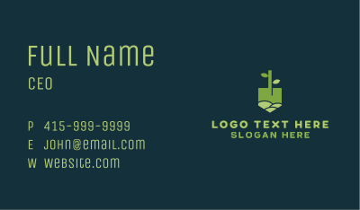 Tree Landscaping Lawn Care Business Card Image Preview