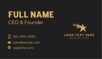 Gold Stars Entertainment Business Card Image Preview