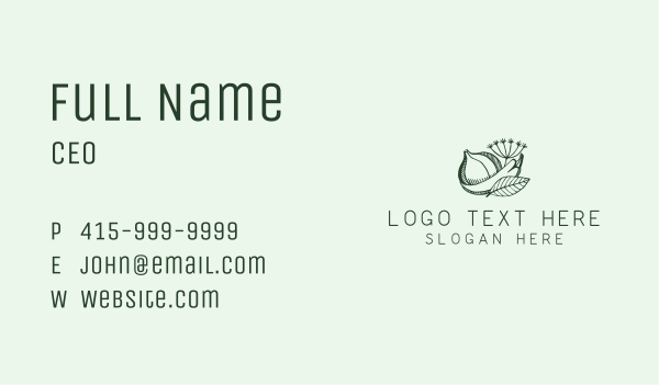 Onion Japaleño Pepper  Business Card Design Image Preview