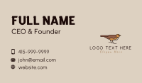 Brown Sparrow Business Card Preview