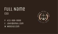 Legal Feather Scale Business Card Image Preview