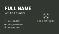 Cannabis Weed Leaf Business Card Image Preview