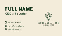 Organic Oil Drop  Business Card Image Preview