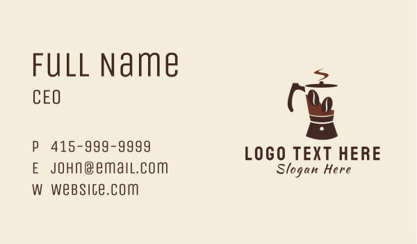 Coffee Mixer Cafe Business Card Design Image Preview
