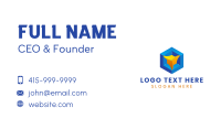 3D Startup Software Business Card Image Preview