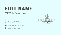 Christian Chapel Cross Business Card Design